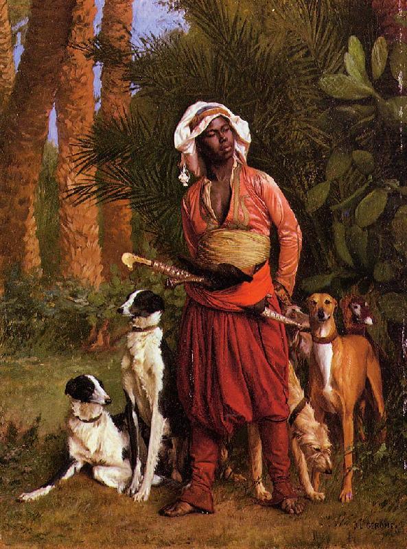 The Negro Master of the Hounds, Jean Leon Gerome